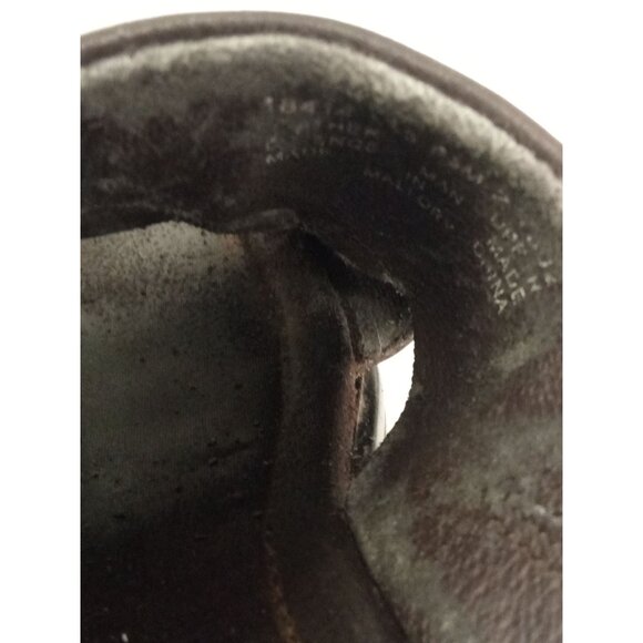 Classic Elements Women's Dark Brown Leather Sandals Size 6.5M - Picture 9 of 10